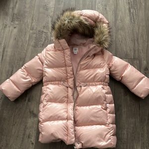 GAP Kids Pink Puffer Jacket